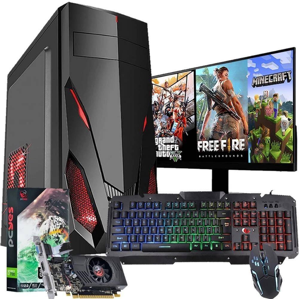 PC Gamer Completo AMD 10-Core 3.80Ghz Placa de vídeo Geforce GTX 750 4GB  SSD 240GB RAM 8GB Monitor Full HD 21.5 500W Quantum Titanium - WorldPc  empresa do grupo Bel MicroTecnologia