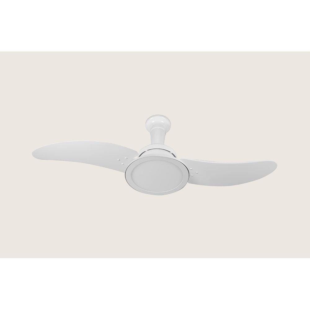 Ventilador de Teto Euro LED 24W 5500K 2 Pás Branco 127V Tron