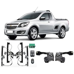 Kit Vidro Elétrico + Trava Elétrica Gm Nova Montana 2011 2012 2013 2014 2015 2016
