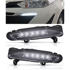 Par LED DRL Daylight Toyota Yaris Hatch e Sedan