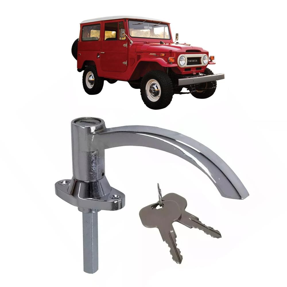 Maçaneta Ext Porta Traseira Chave Cromada Toyota Bandeirante