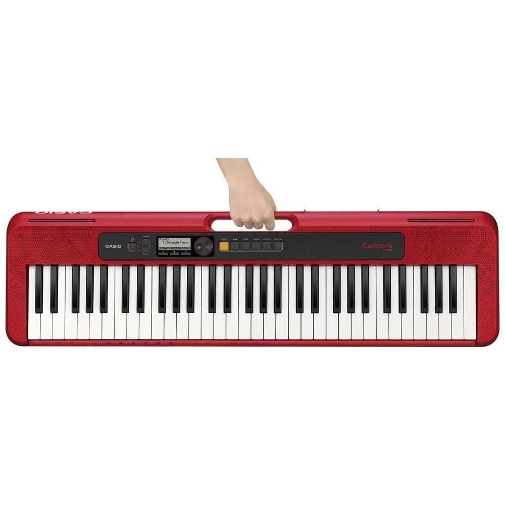 Teclado Musical Casiotone Digital Vermelho Ct-s200rdc2-br