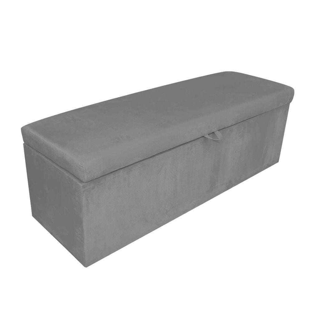 Calçadeira Clean 100cm Suede Grafite D`Rossi
