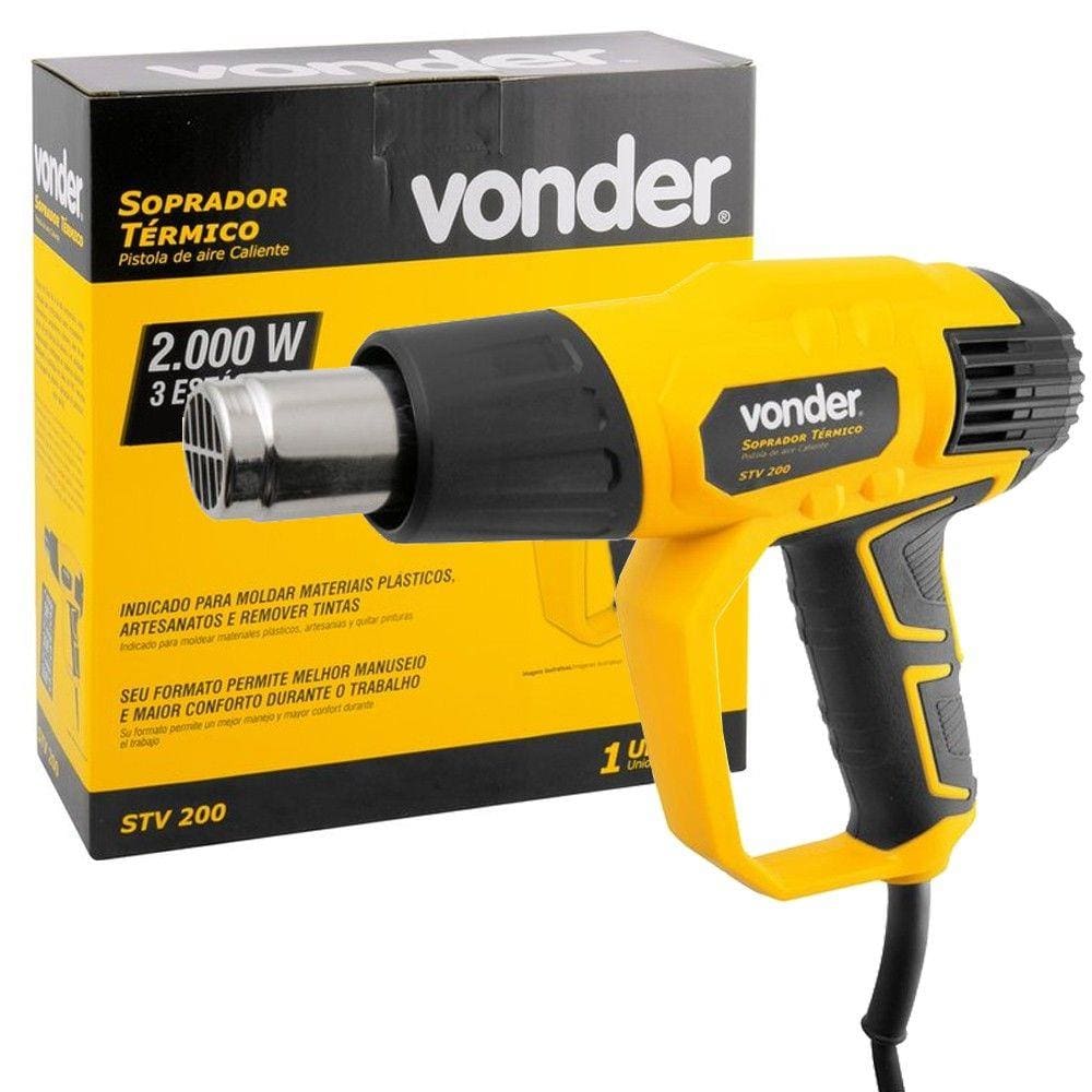 Soprador Térmico Vonder STV200 110V ou 220V Com 4 Bicos