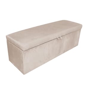 Calçadeira Clean 90cm Suede Bege D`Rossi