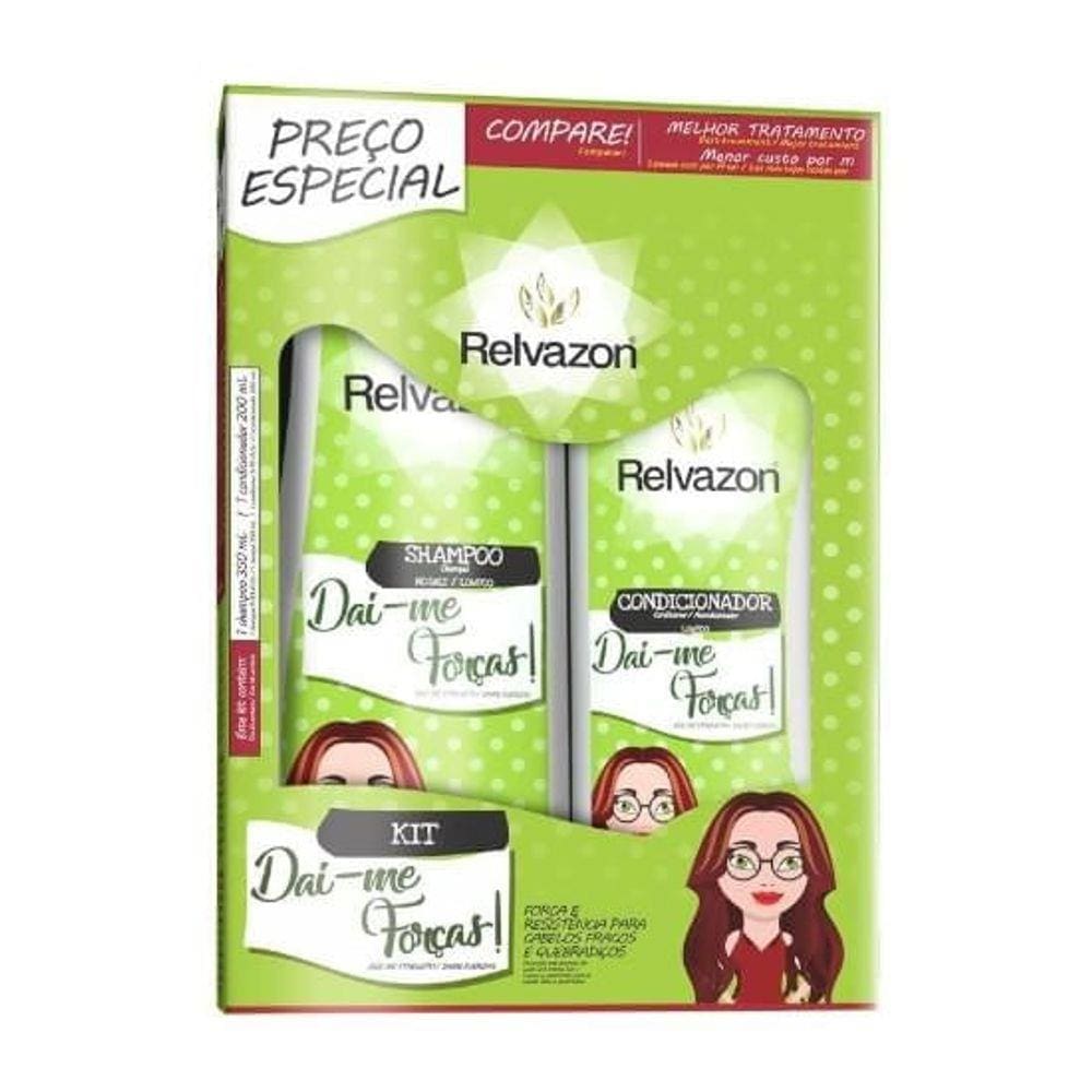 Kit Relvazon Dai Me Forças Shampoo 350ml + Condicionador 200ml