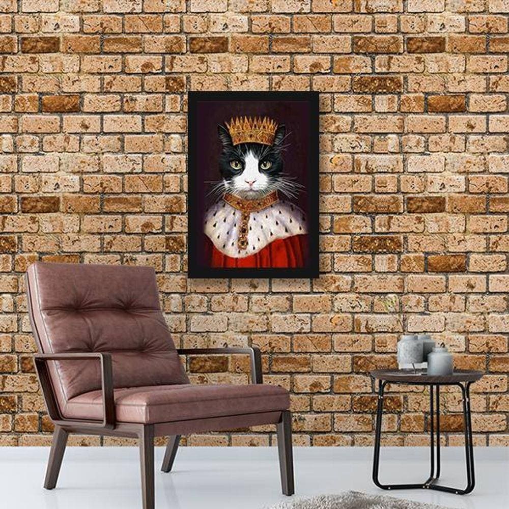 Quadro Decorativo Meu Gato Rei