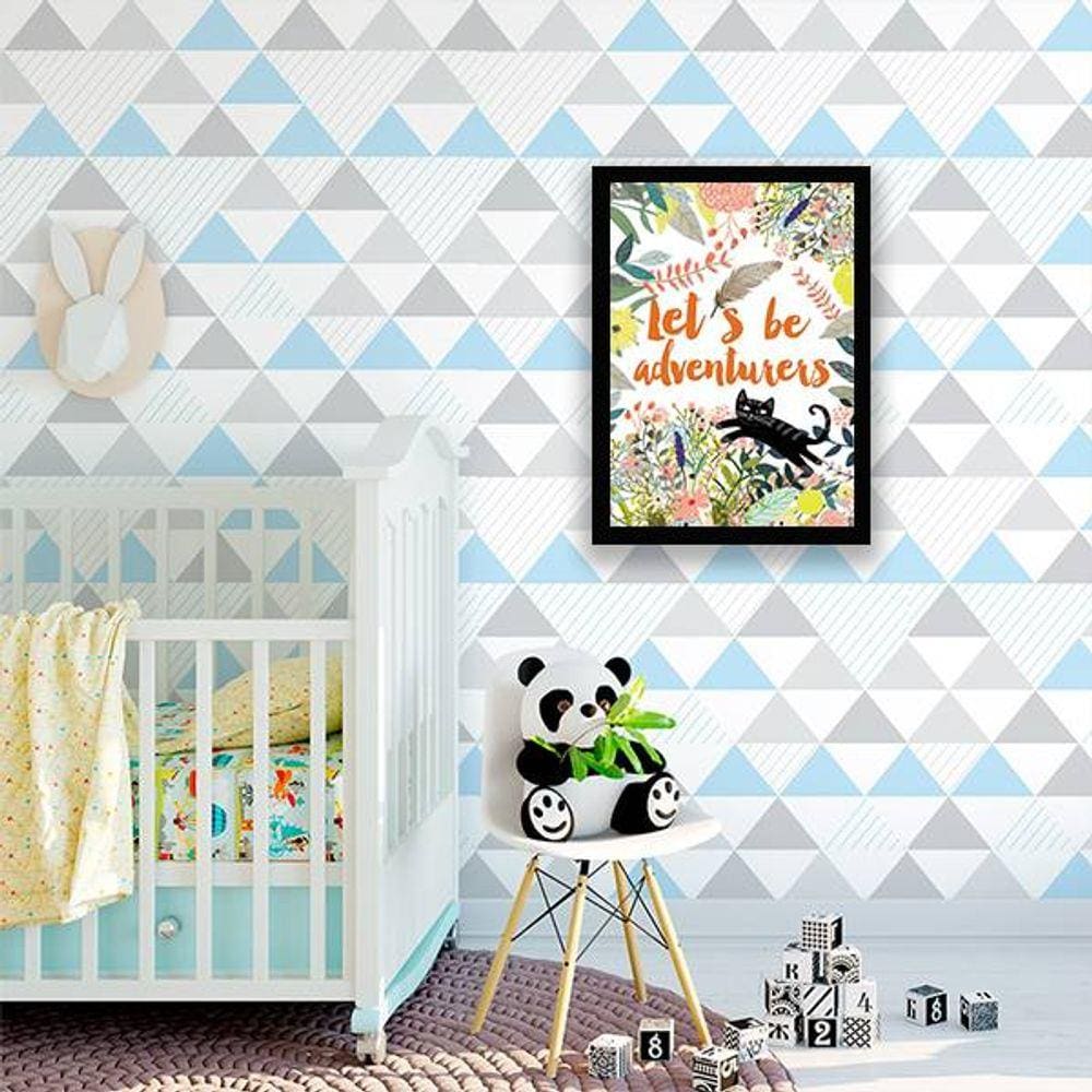 Quadro Decorativo Let`s Be Adventurers