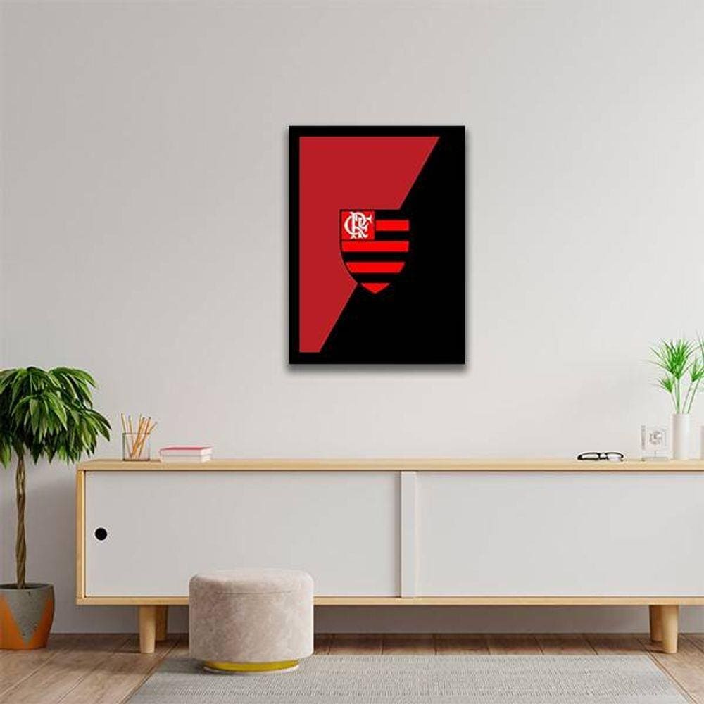 Quadro Decorativo Escudo Flamengo