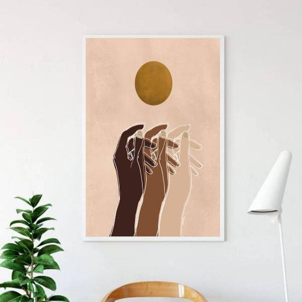 Quadro Decorativo Humanity Hands