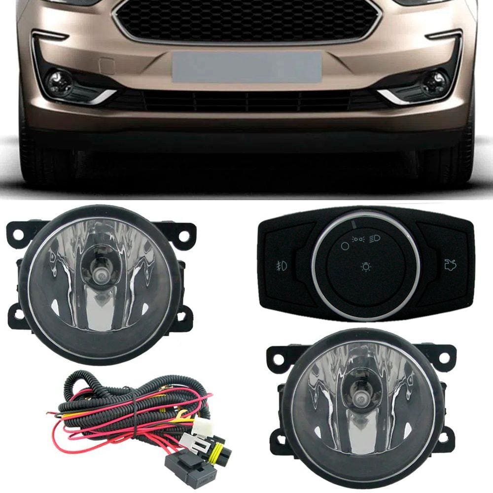 Kit Farol de Milha Neblina Ford Novo Ka 2019 2020 2021