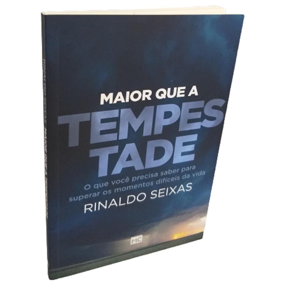 Livro Físico Maior que a Tempestade Rinaldo Seixas