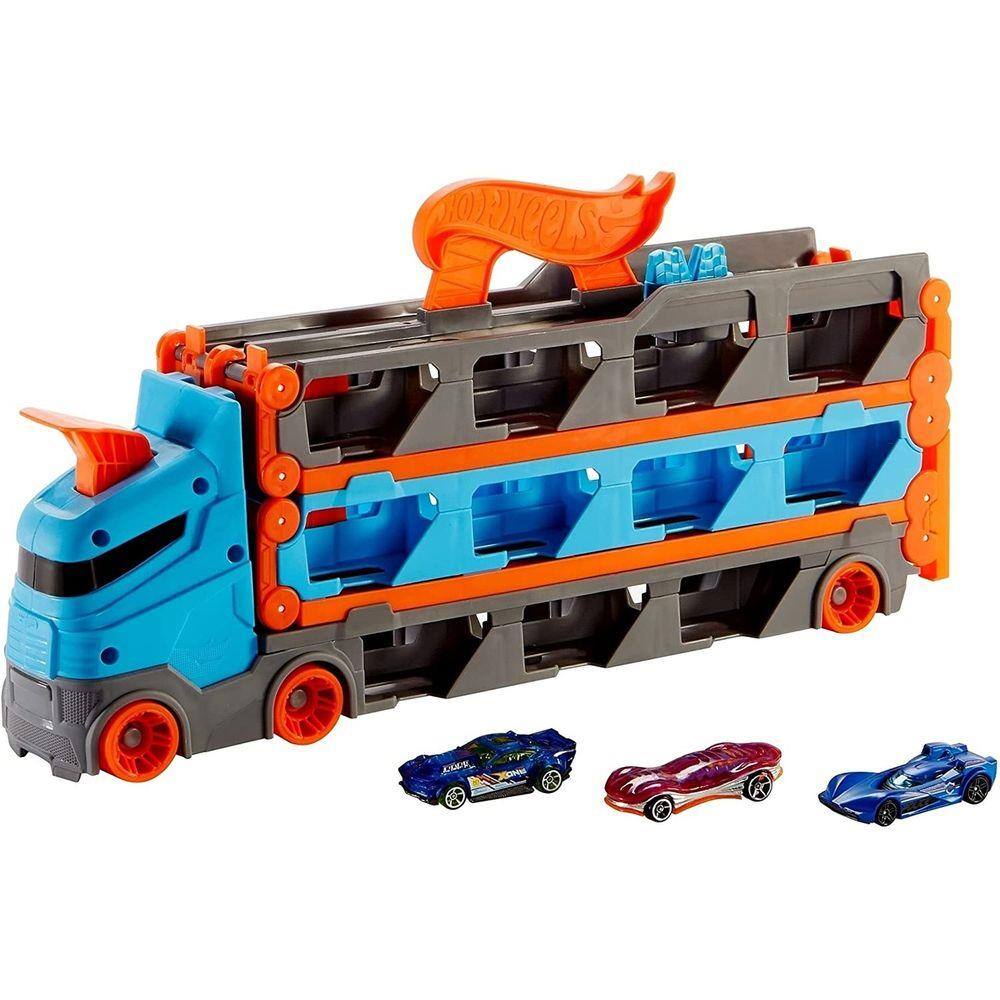 Caminhão de Transporte Hot Wheels com Carrinho - Super Rigs