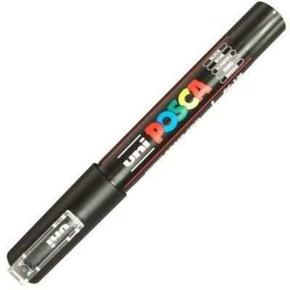 Caneta Uni-Ball Posca Pc-1M Fina - Preta