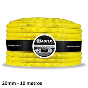 Conduite Adtex 20mm 1/2 Antichama 10m Corrugado Eletrodut