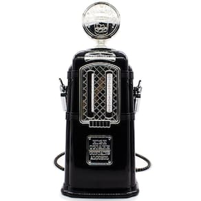 Dispenser Bebidas Duplo Bomba de Gasolina Retrô Vintage Preto - GT451 Lorben