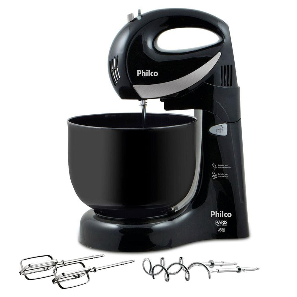 Batedeira Britânia Paris Power Mixer Turbo Portátil 350W 127V