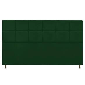 Cabeceira Estofada Damares 195 Cm King Size Verde