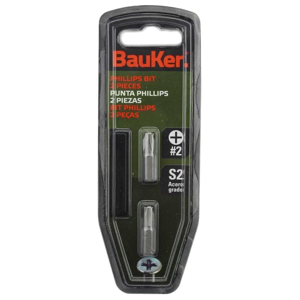 Ponta de Chave Phillips 6mm 2 Peças Bauker