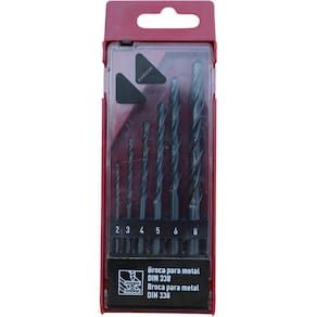 Conjunto Brocas Metal 6 Peças, Redline - Allcraft Karson