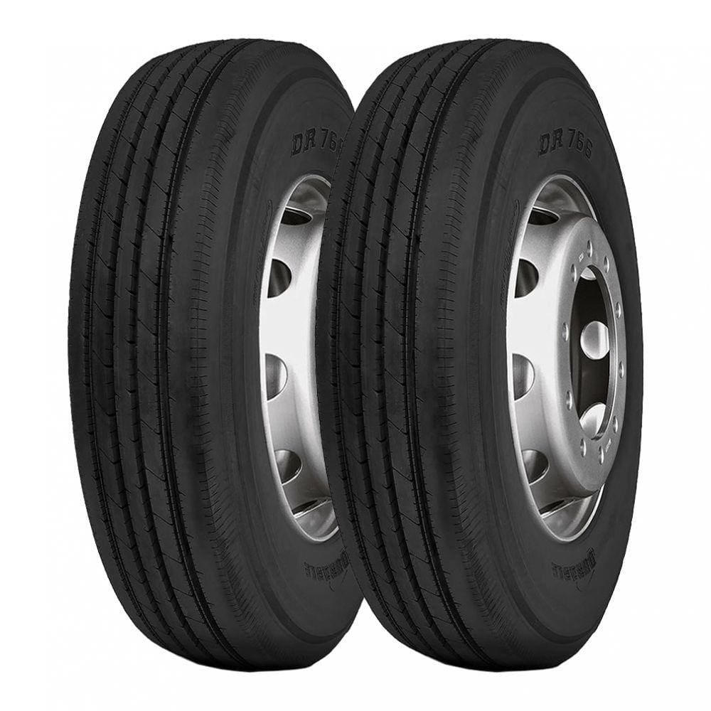 Kit 2 Pneus Durable Aro 22 295/80R22 DR766 18 Lonas 152/148M