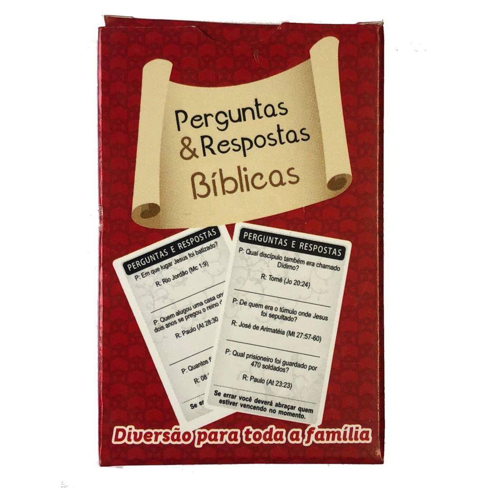 Jogo de cartas Perguntas e Respostas Biblicas