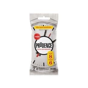 Preservativo Masculino Lubrificado Efeito Retardante Prudence