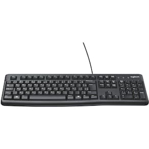 Teclado Com Fio Usb Logitech K120 Resistente Respingos Abnt2