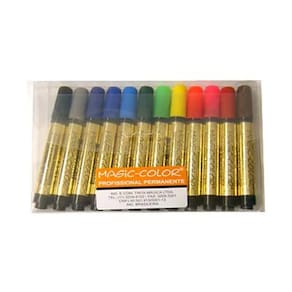 Marcador Magic-Color Gold Estojo Com 12 Cores Básicas Magic