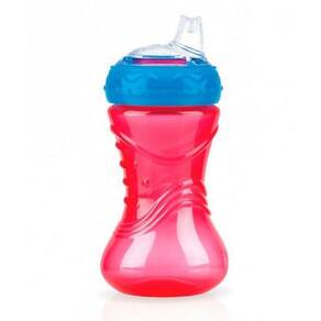 Copo Infantil Com Bico De Silicone Nuby Vermelho 300Ml