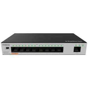 Switch 9 Portas Fast Ethernet SF 900 HI POE+ Intelbras