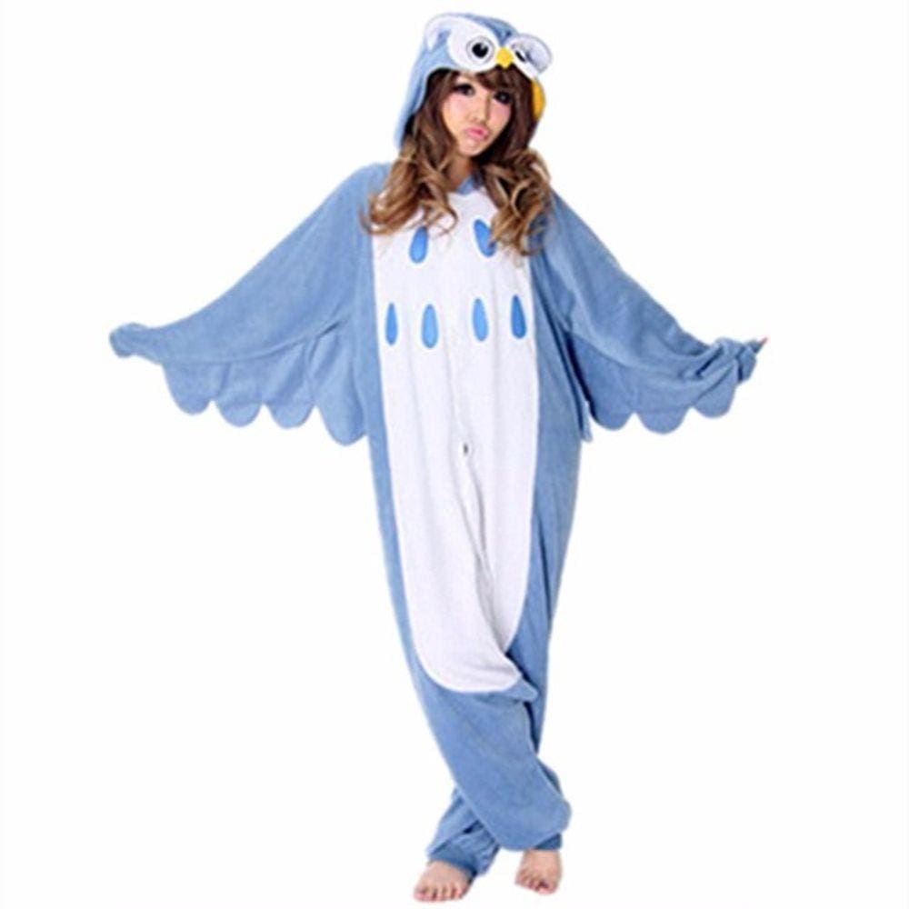 Pijama Coruja AD Com Bolso 100% Algodão Antialérgico