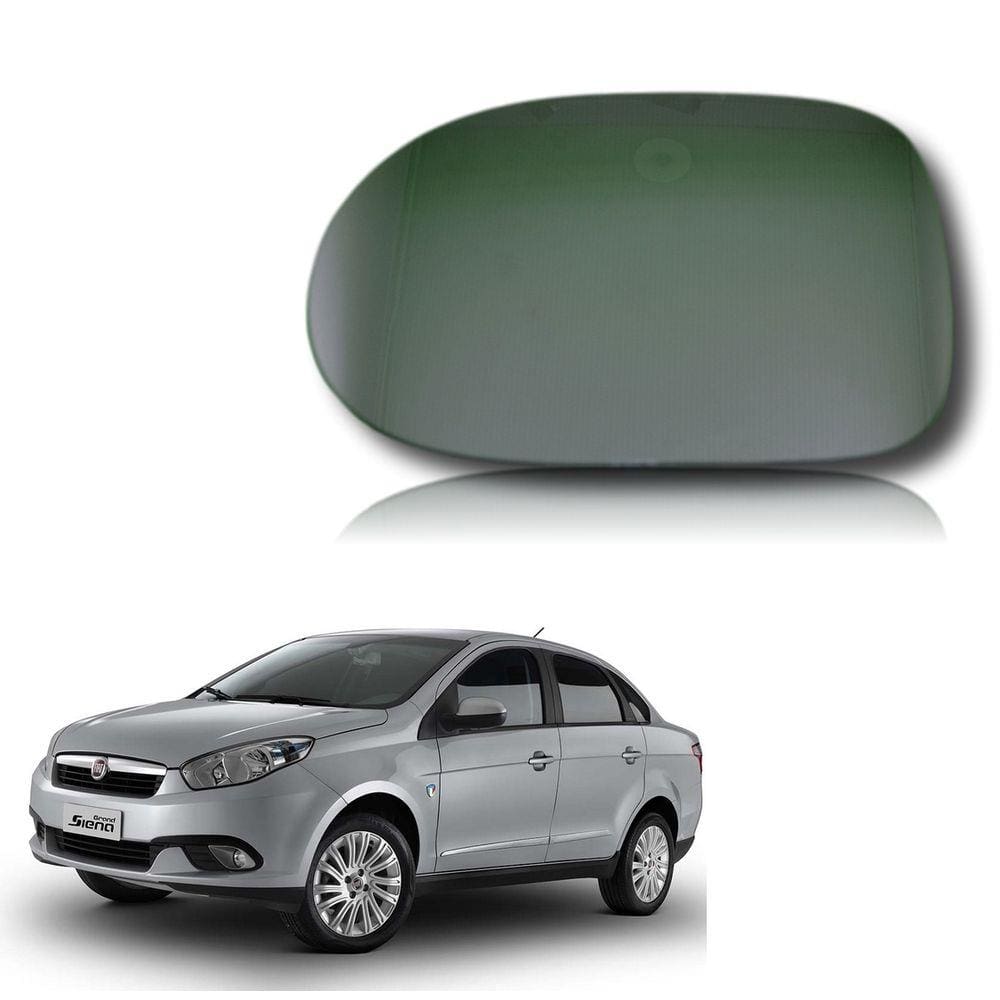 Lente Vidro Espelho Retrovisor Fiat Gran Siena - Esquerdo 97135