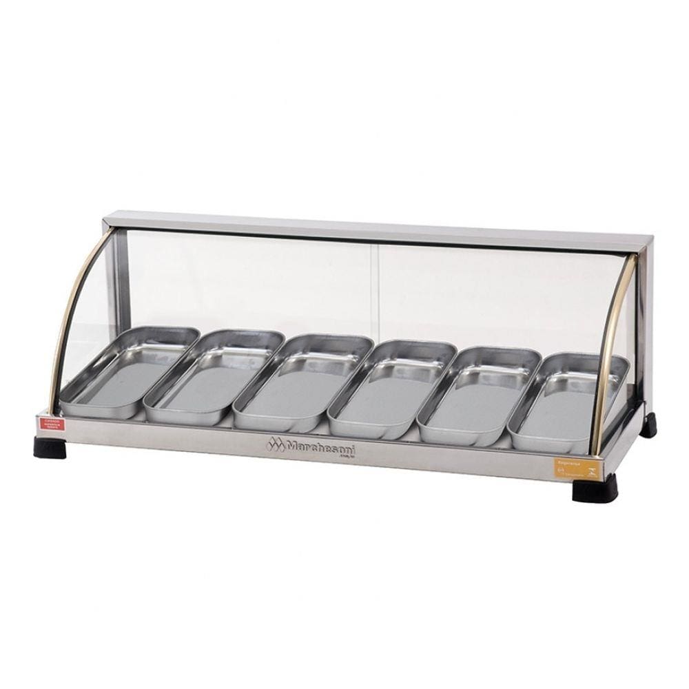 Estufa Ouro Vidro Curvo 6 Bandejas Marchesoni - 2062 - 220V