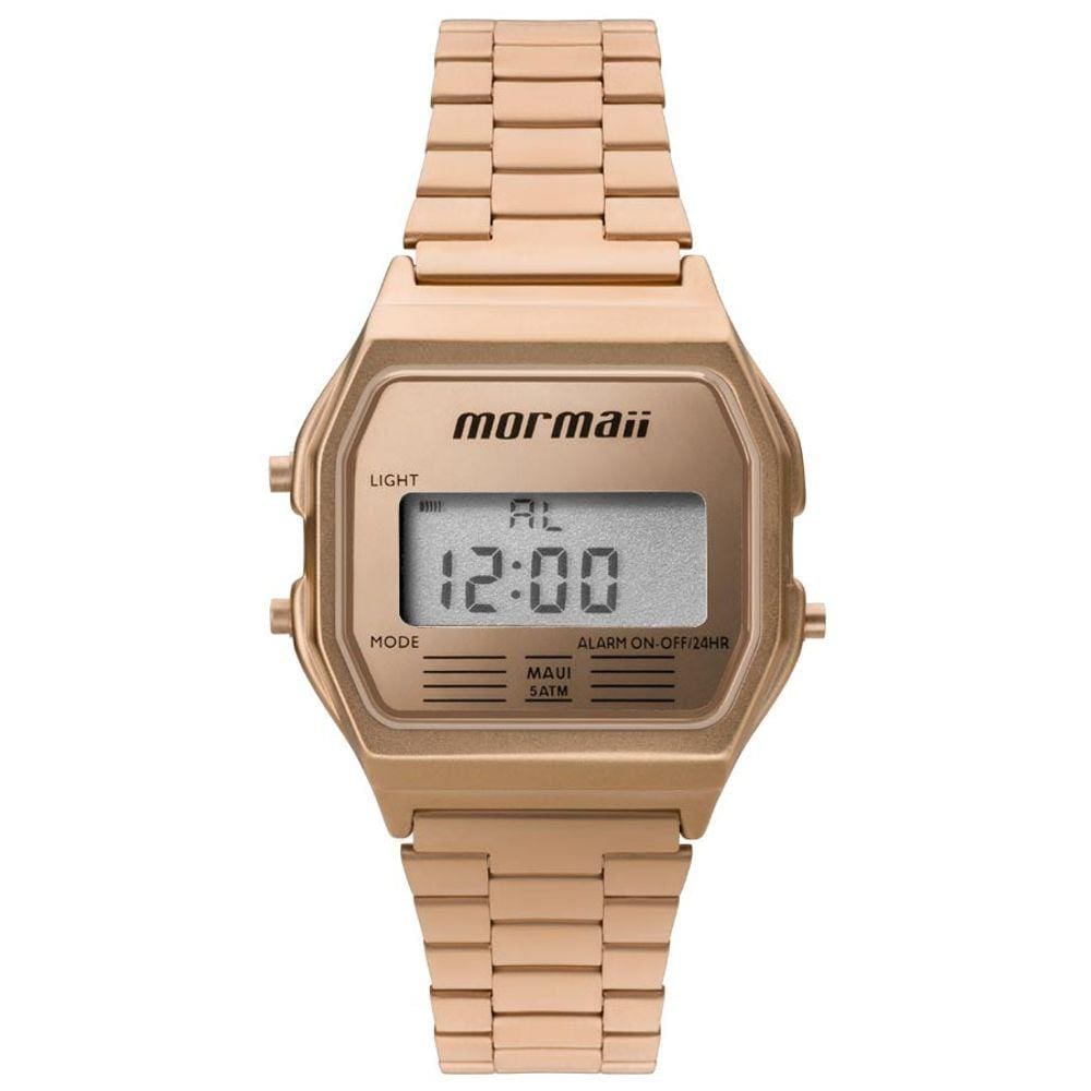 Relógio Mormaii Feminino Vintage Digital Rose Mojh02ai/4j
