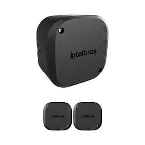 Kit 3 Caixas de Passagem Plástica Câmeras Bullet/Dome Externo VBOX 1100 E BLACK Intelbras