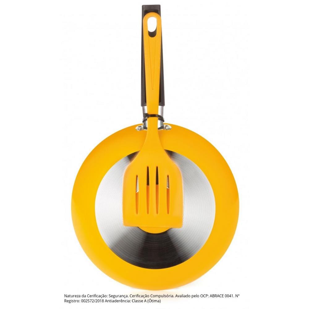 Frigideira Antiaderente Com Espátula 20cm Colors Multiflon