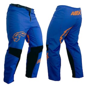 Calça Amx Classic Extreme Azul Laranja Trilha Motocross