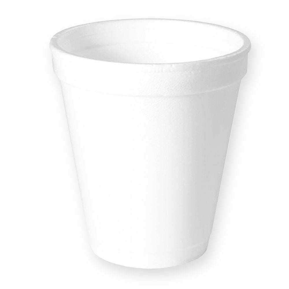 Copo de Isopor Descartável 240ml - 25 Unidades