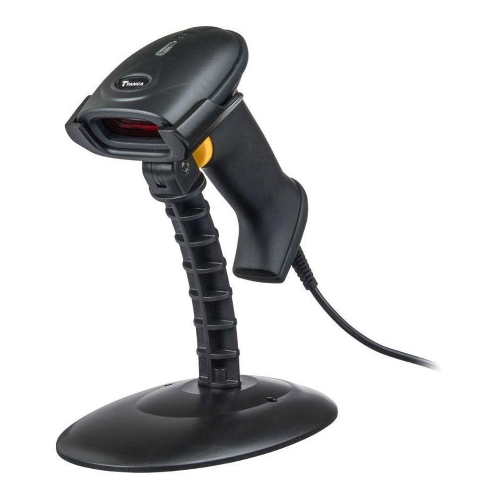 Leitor De Código De Barras Laser Tanca Tl-220 Usb Pedestal