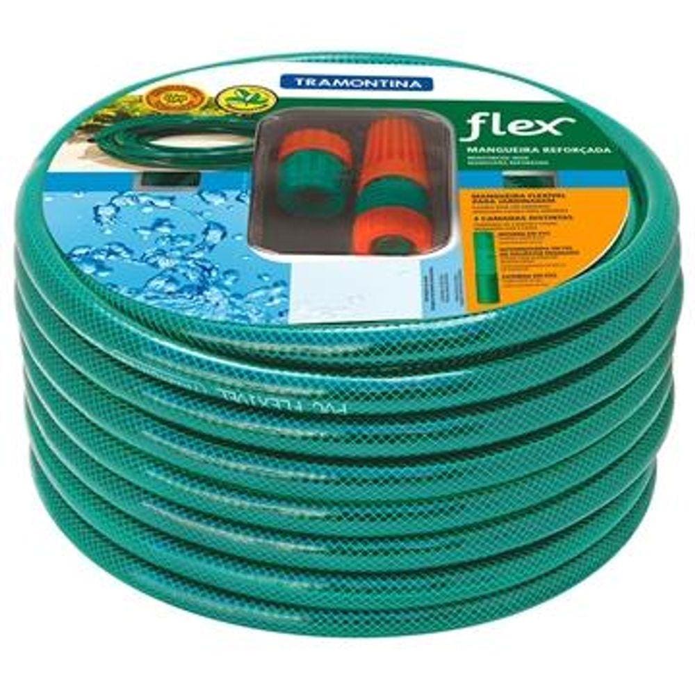 Mangueira para Jardim Tramontina Flex Verde com Engate 20m
