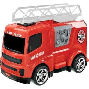 Caminhão de Bombeiros Fire Tank Orange Toys - Vermelho