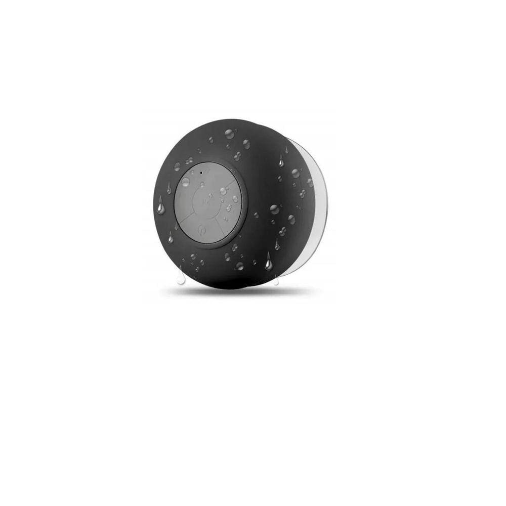 Caixa Som Banheiro Prova D`Água Bluetooth Preta
