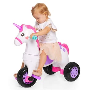 Triciclo Unicórnio Fantasy - Calesita Rosa