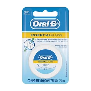 Fio Dental Oral-B Essential Floss Encerado 25m
