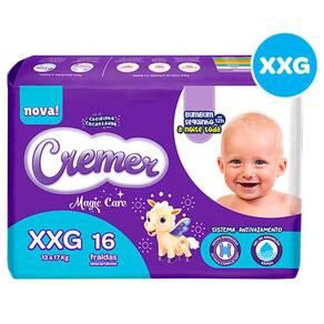 Fralda Descartável Cremer Magic Care Jumbo XXG - 16 Unidades