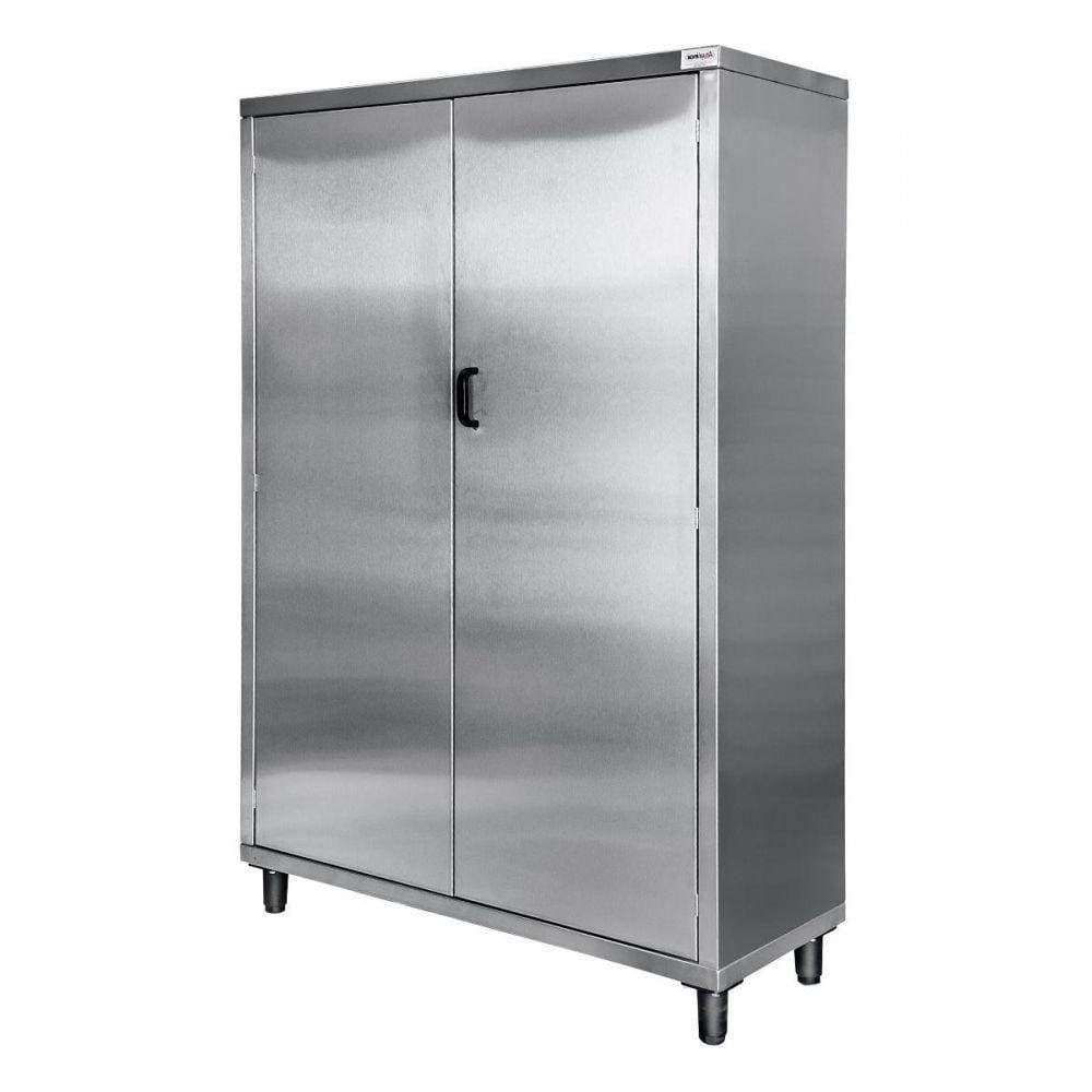 Armário Vertical de Materiais de Limpeza Aço Inox Atual Inox