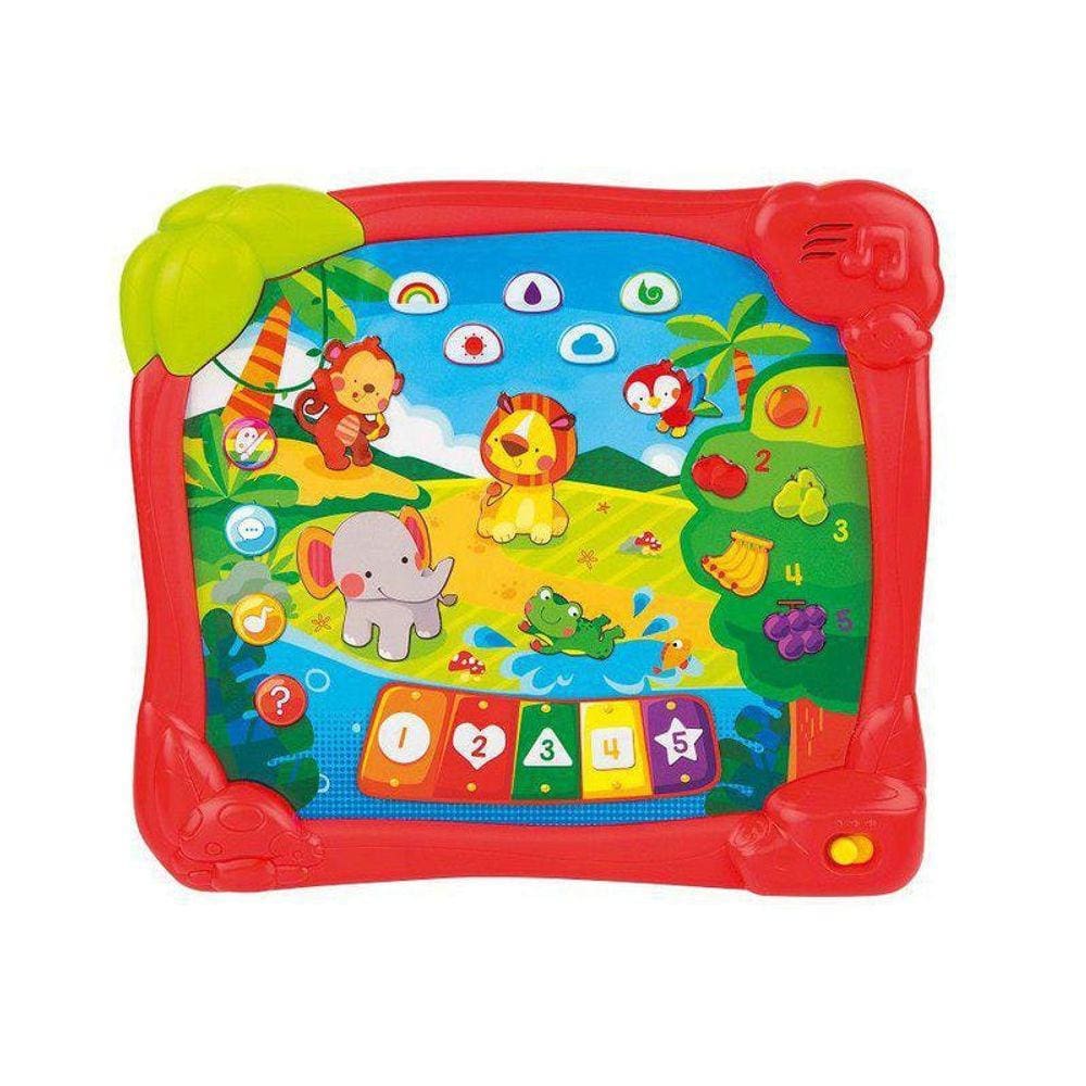 Brinquedo Tablet Aprendendo Na Selva - Winfun