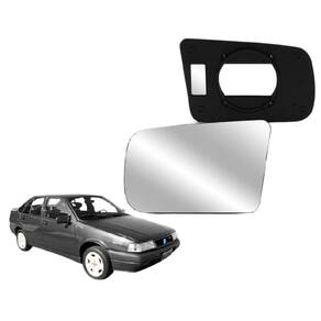 Lente Retrovisor Com Base Tempra Eletrico 93.. Lado Direito