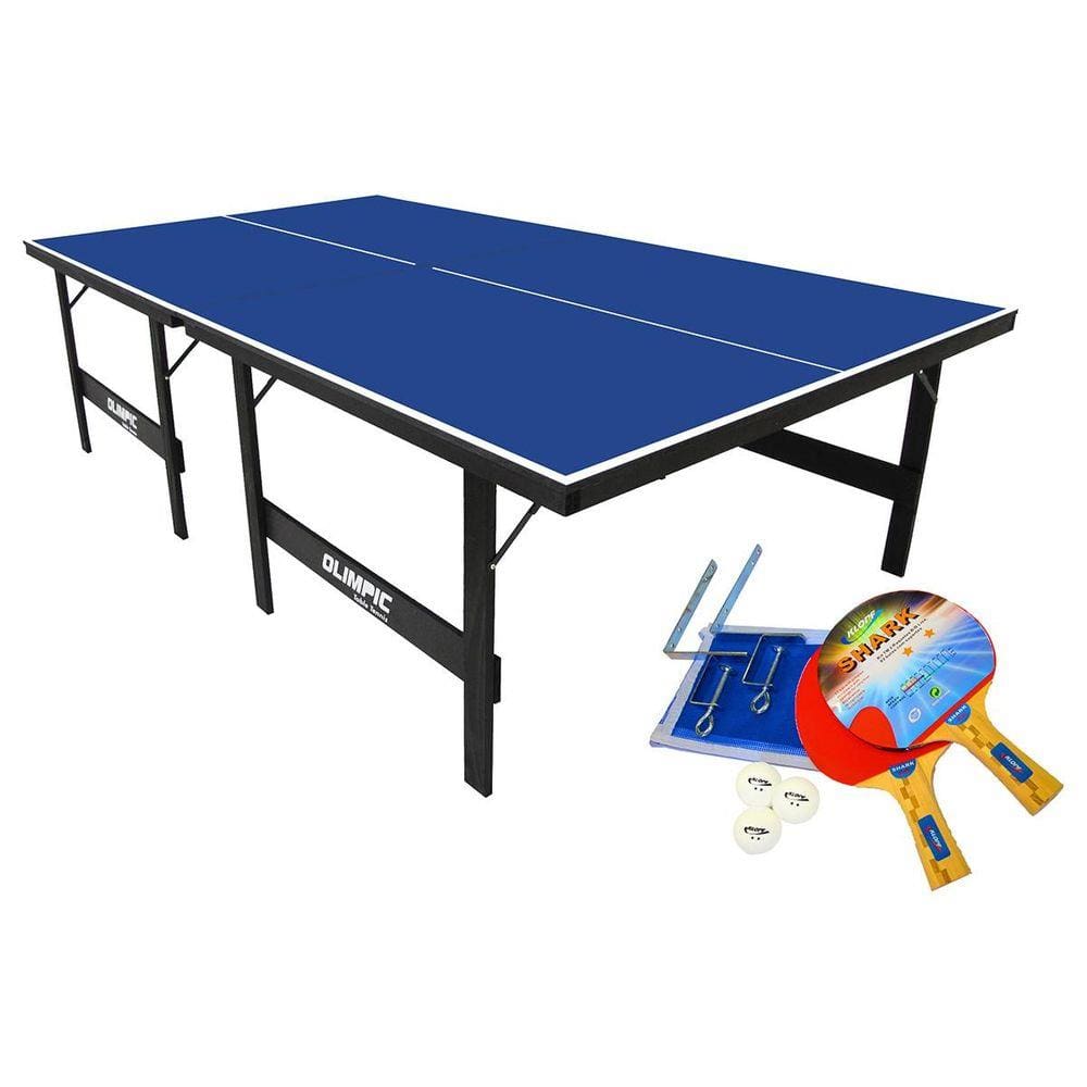 Mesa Oficial para Tenis de Mesa / Ping Pong c/ Kit Completo para Jogo de Tenis de Mesa 15mm - Klopf